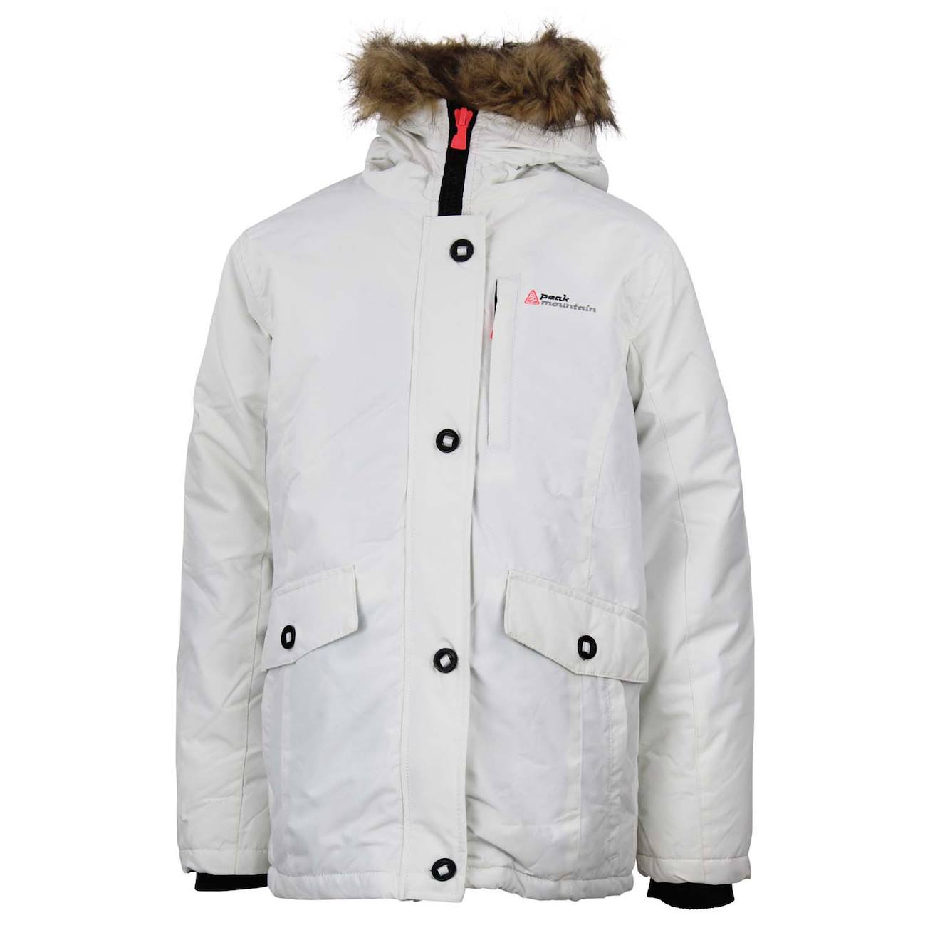 Parka De Ski Fille Galava Blanc
