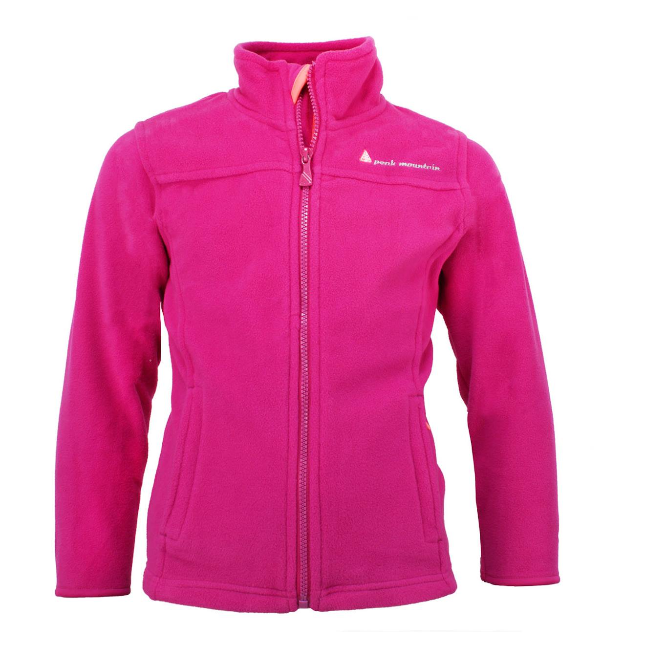 Blouson Polaire Fille Facesare Fuchsia