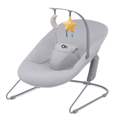 Kinderkraft - Transat Bebe Confortable Avec Arche De Jeu Amovible Gris