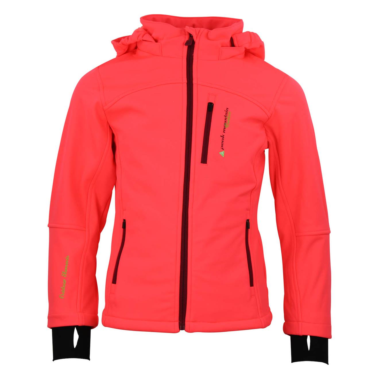 Blouson Softshell Fille Fanne Orange