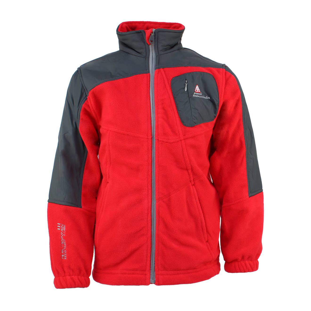 Blouson Polaire Garçon Ecelik Rouge
