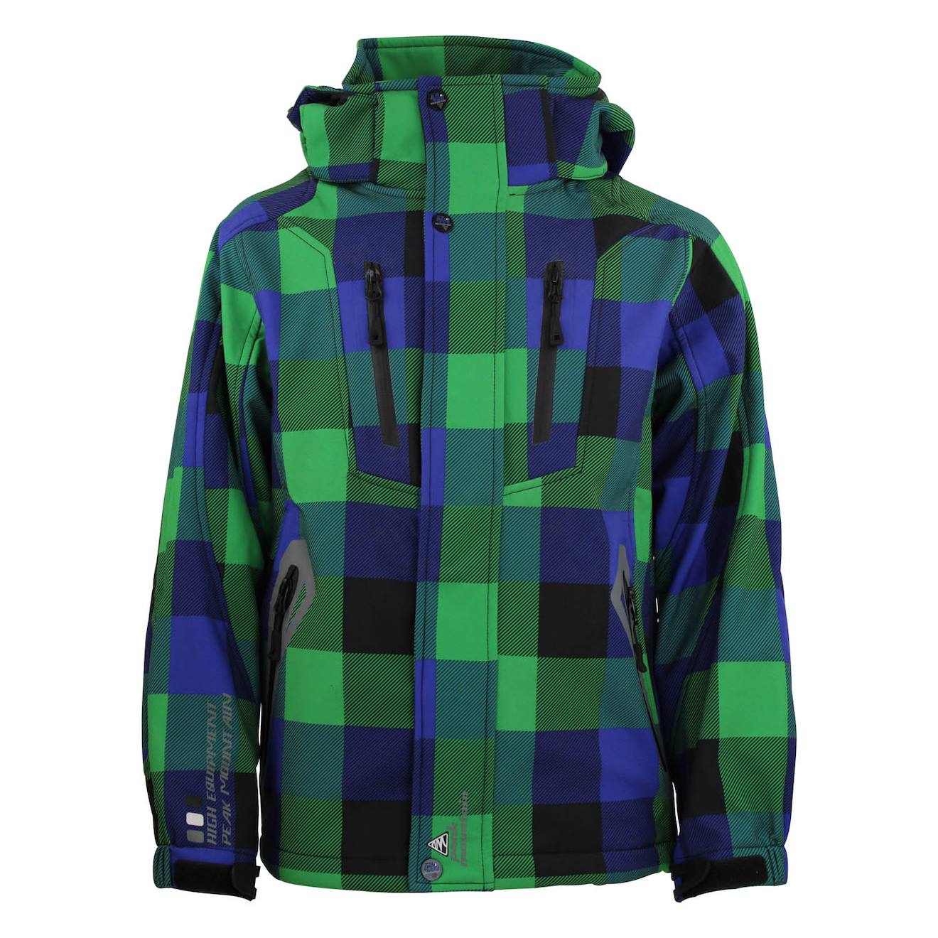 Blouson Softshell Garçon Ecina Vert