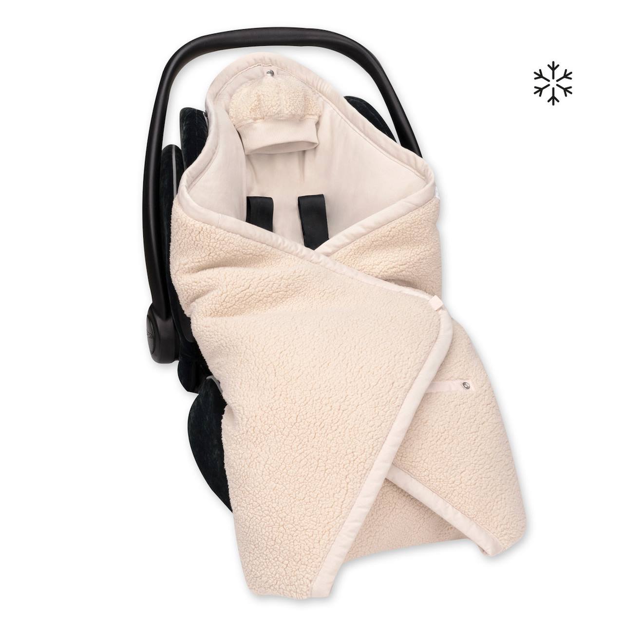 Nid D'ange Biside Ouatiné Hiver - Teddy Chaud Ficelle (Bemini) - Image 1