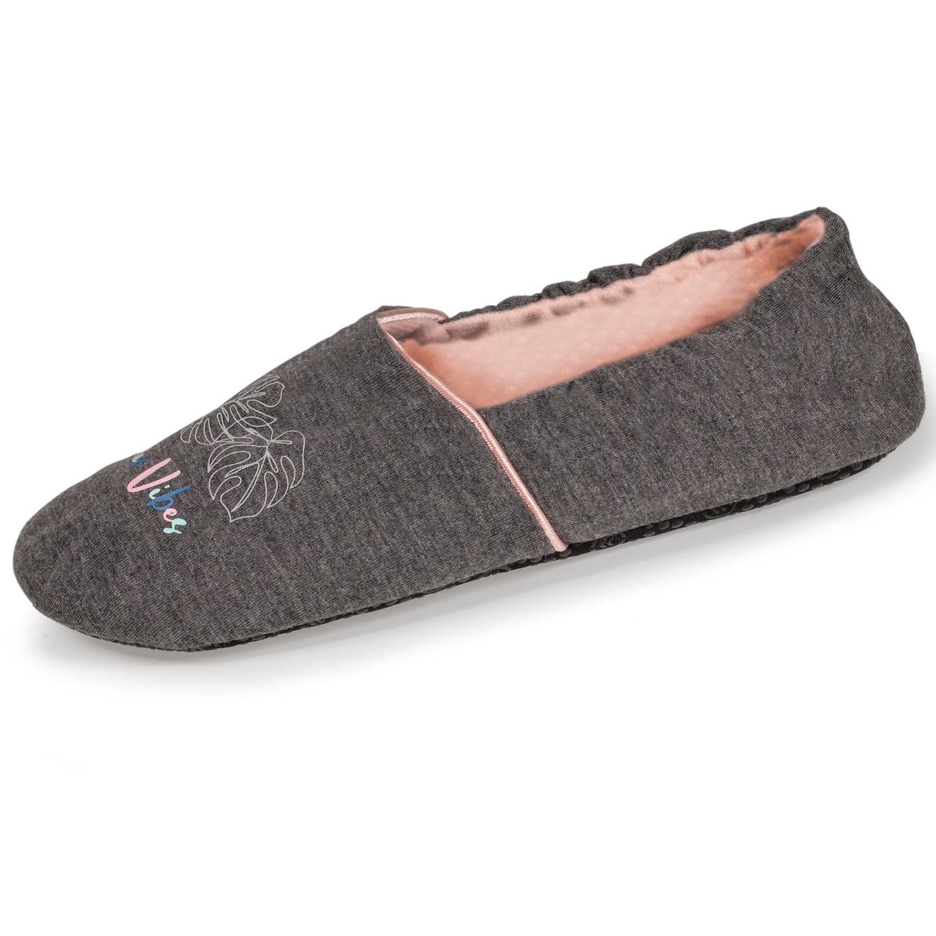 Chaussons Slippers Gris Foncé