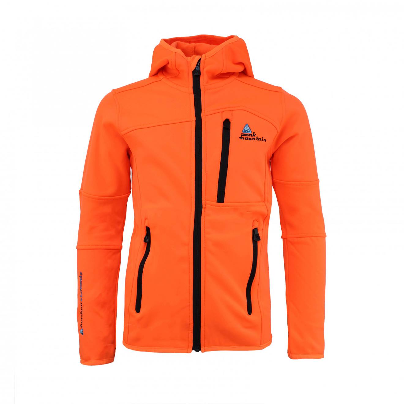 Blouson Polarshell Garçon Ecampus Orange