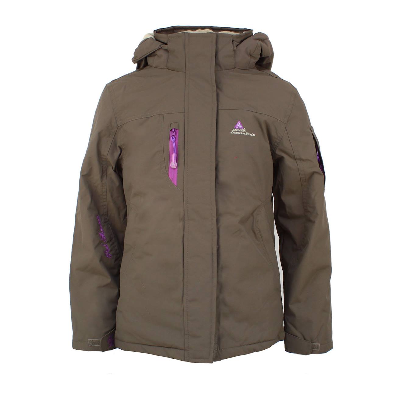 Parka De Ski Fille Fadika Taupe