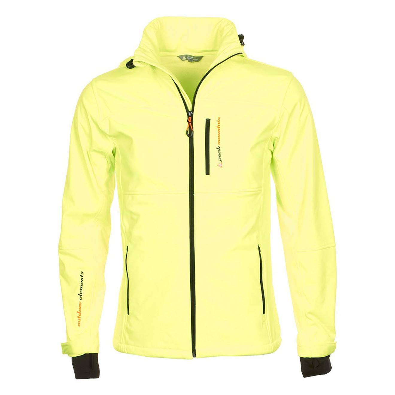 Blouson Softshell Garçon Ecanne Jaune