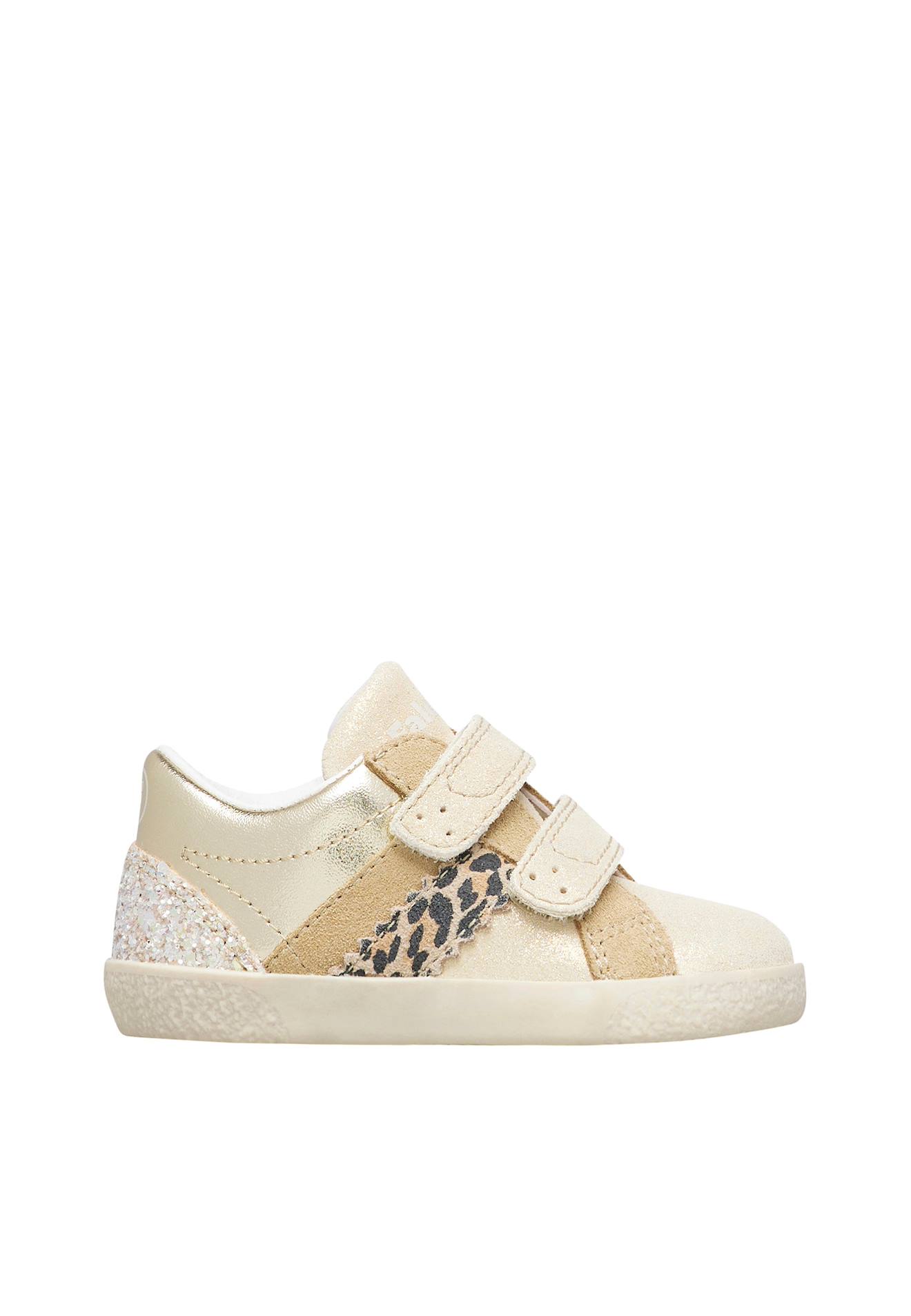 Baskets En Cuir Et Suède Kilde Vl. Platine-