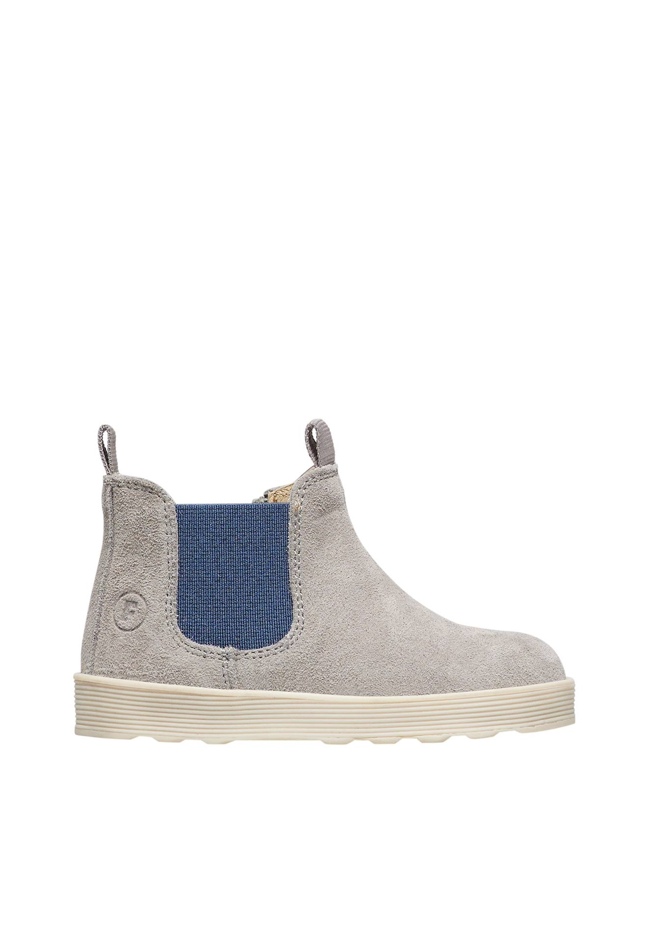 Bottines En Suède Avec Fermeture Éclair Tarbell Gris Foncé-