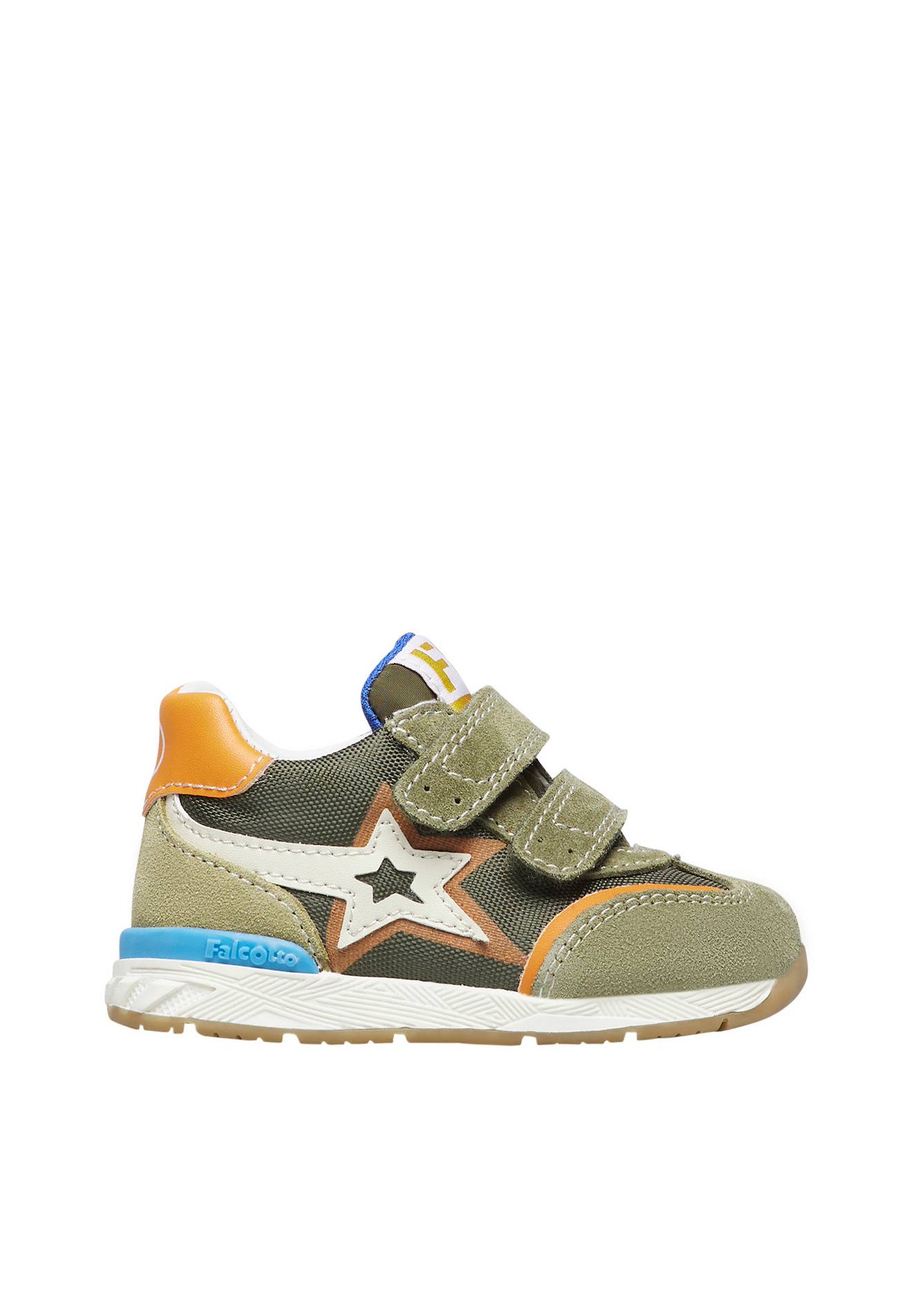 Baskets En Suède Et Tissu New Ferdi 3 High Vl. Kaki-