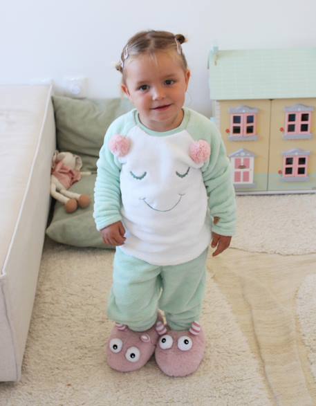 Fille-Pyjama doux, joyeux, confortable
