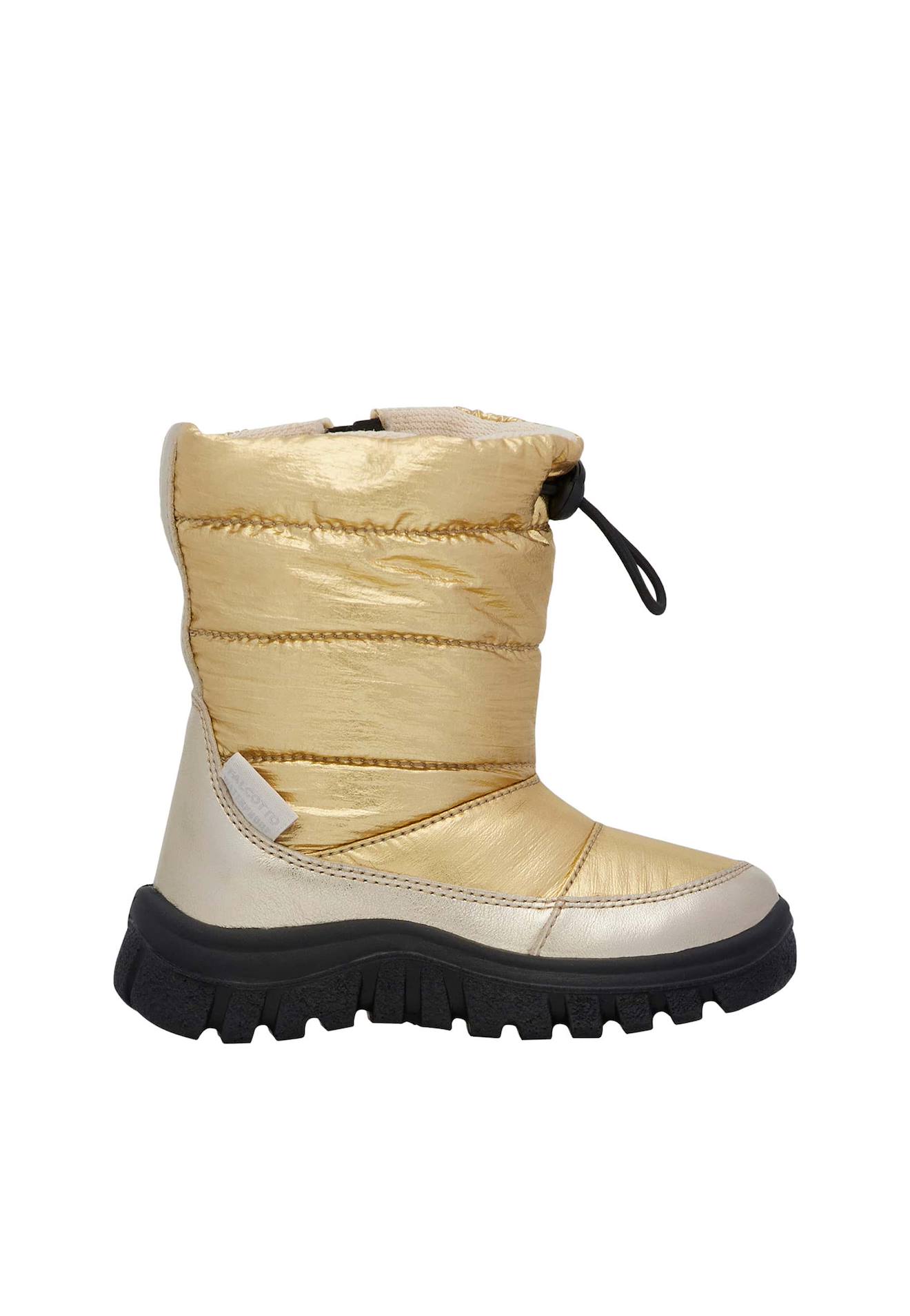 Bottes En Cuir Et Tissu Poznurr 3 Wp Platine-