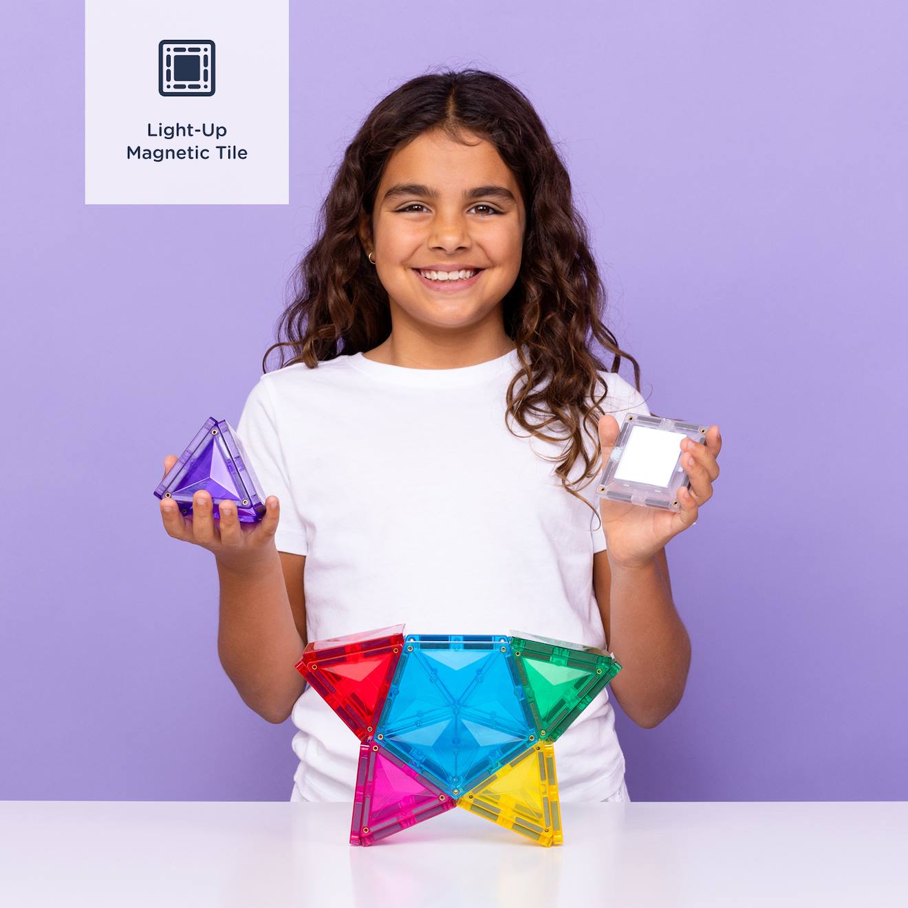 ECHOCUBE 70 Pièces Magnétiques – Tuiles + Roues – Cadeau STEM Dès 3 Ans