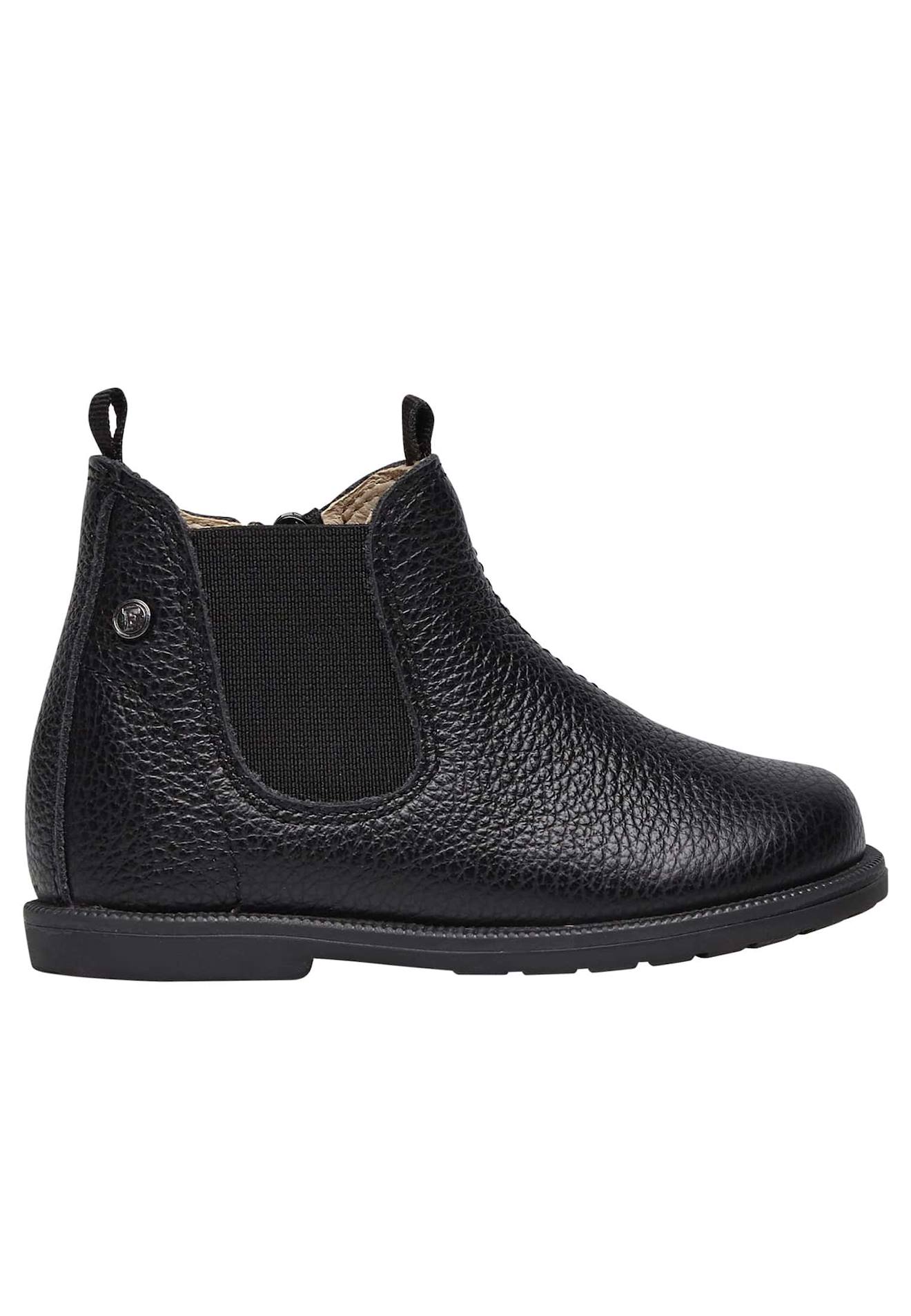 Bottines En Cuir Winter Wood Noir- 114$