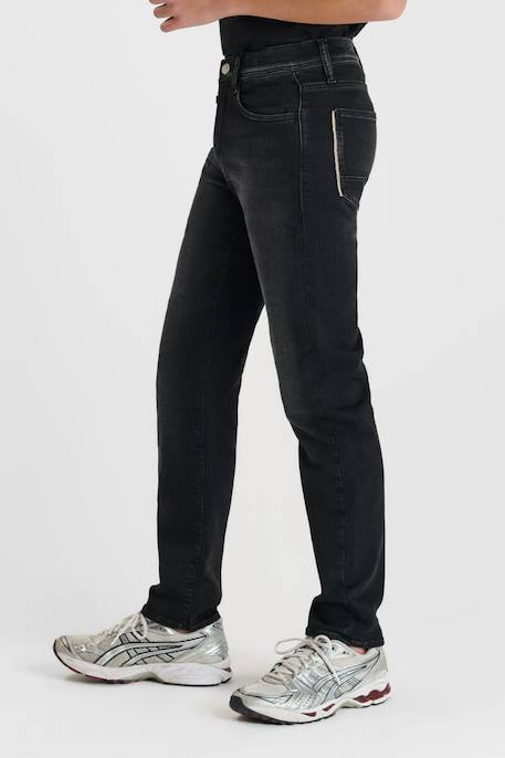 Garçon-Pantalon-Jeans droite blue jogg, longueur 34