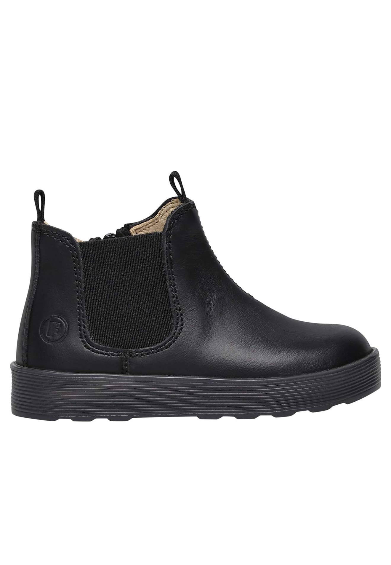 Bottines En Cuir De Veau Lam Tarbell Noir- 114$