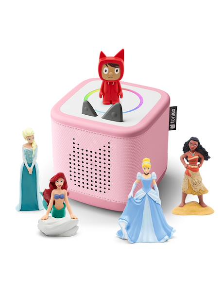 tonies - Tonies Toniebox 2 Pack Boite À Histoire Pour Enfant 1 À 9 Ans, Robuste & Facile À Utiliser, Avec Vaiana, Elsa, Ariel, Cendrillon, Rose Multicolore