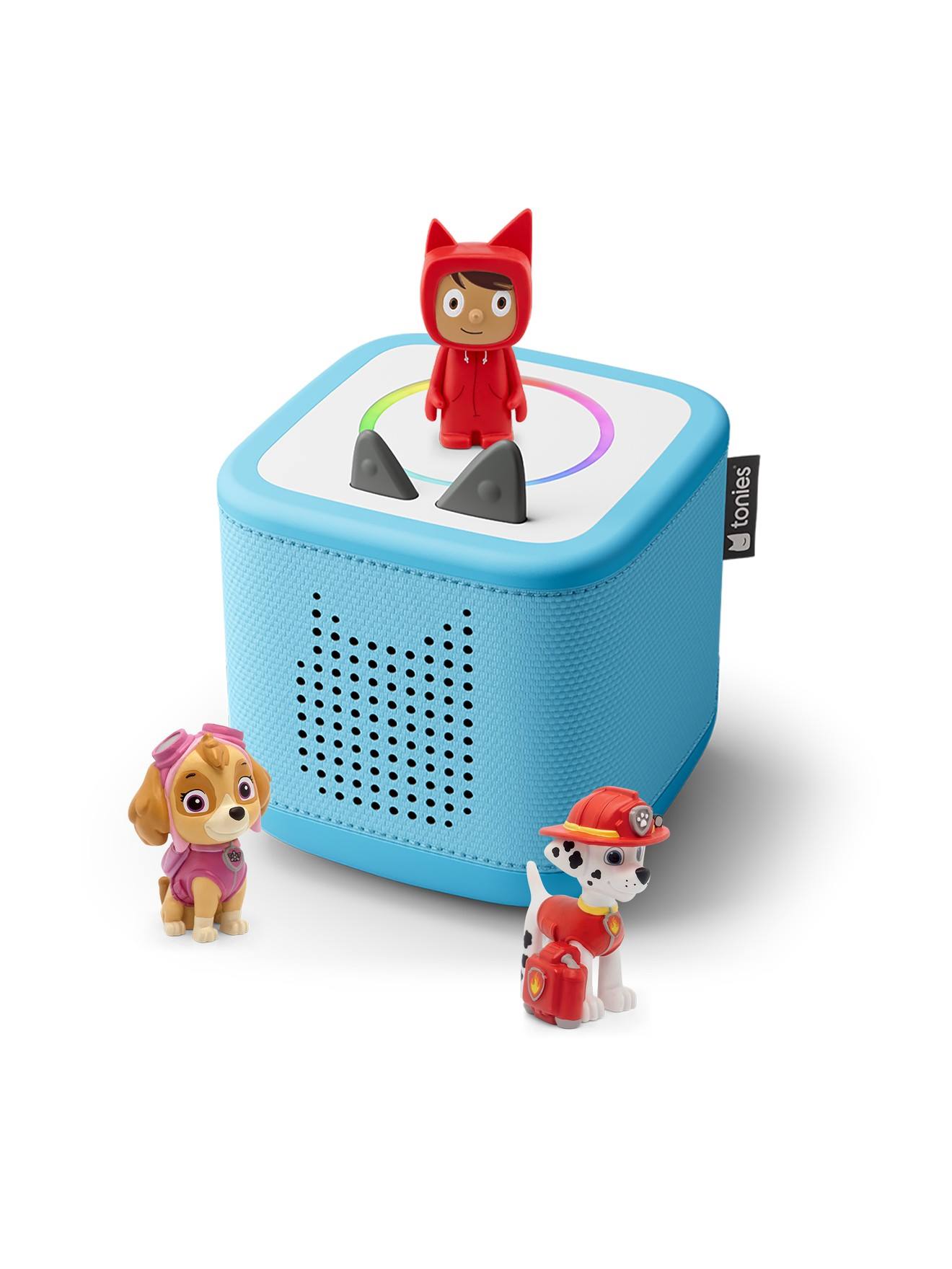 Tonies Toniebox 2 Pack Boite À Histoire Pour Enfant 1 À 9 Ans, Robuste & Facile À Utiliser, La Pat' Patrouille, 2 Figurines, Bleu Ciel Multicolore