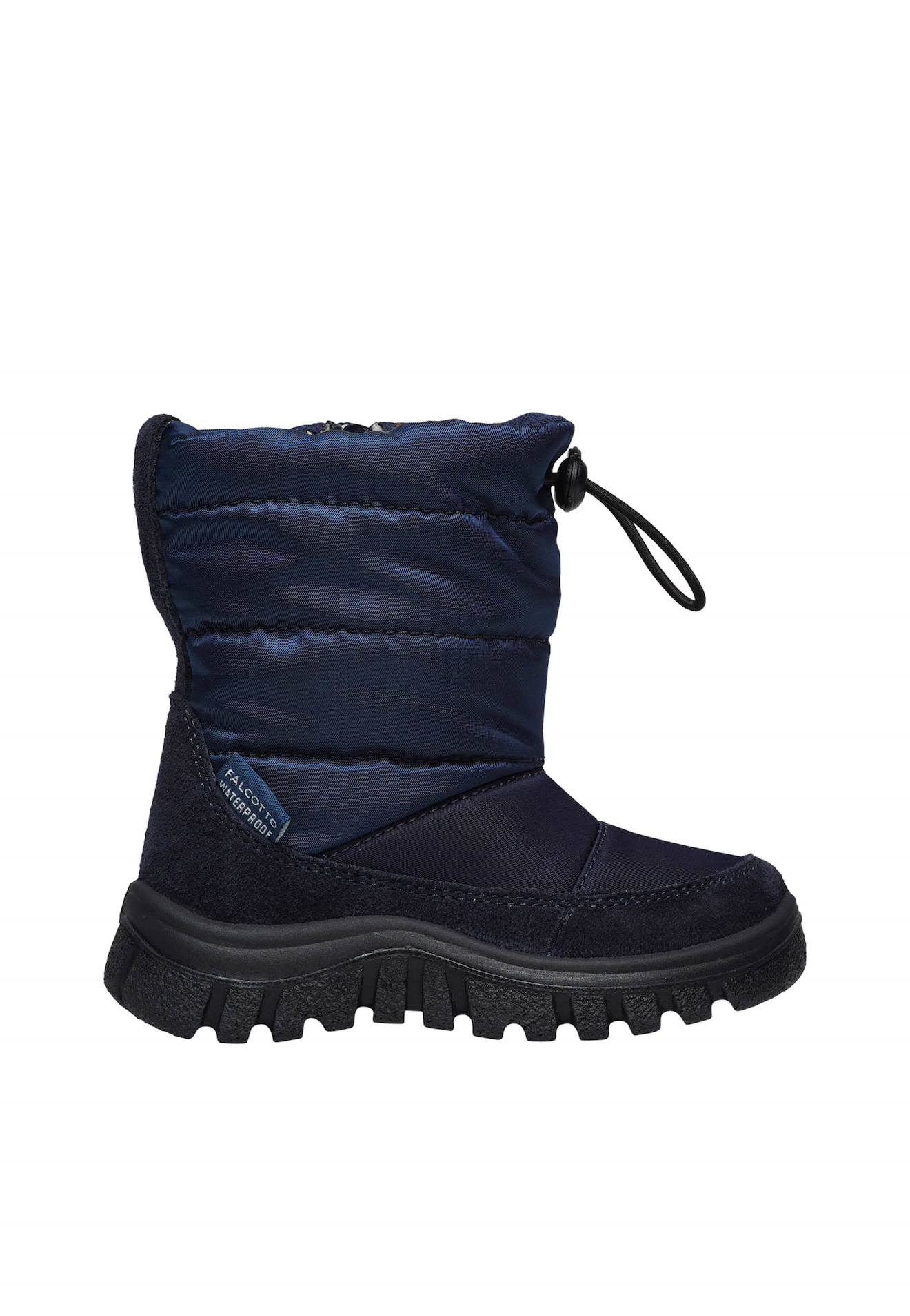 Bottes En Suède Et Tissu Poznurr 3 Wp Marine-