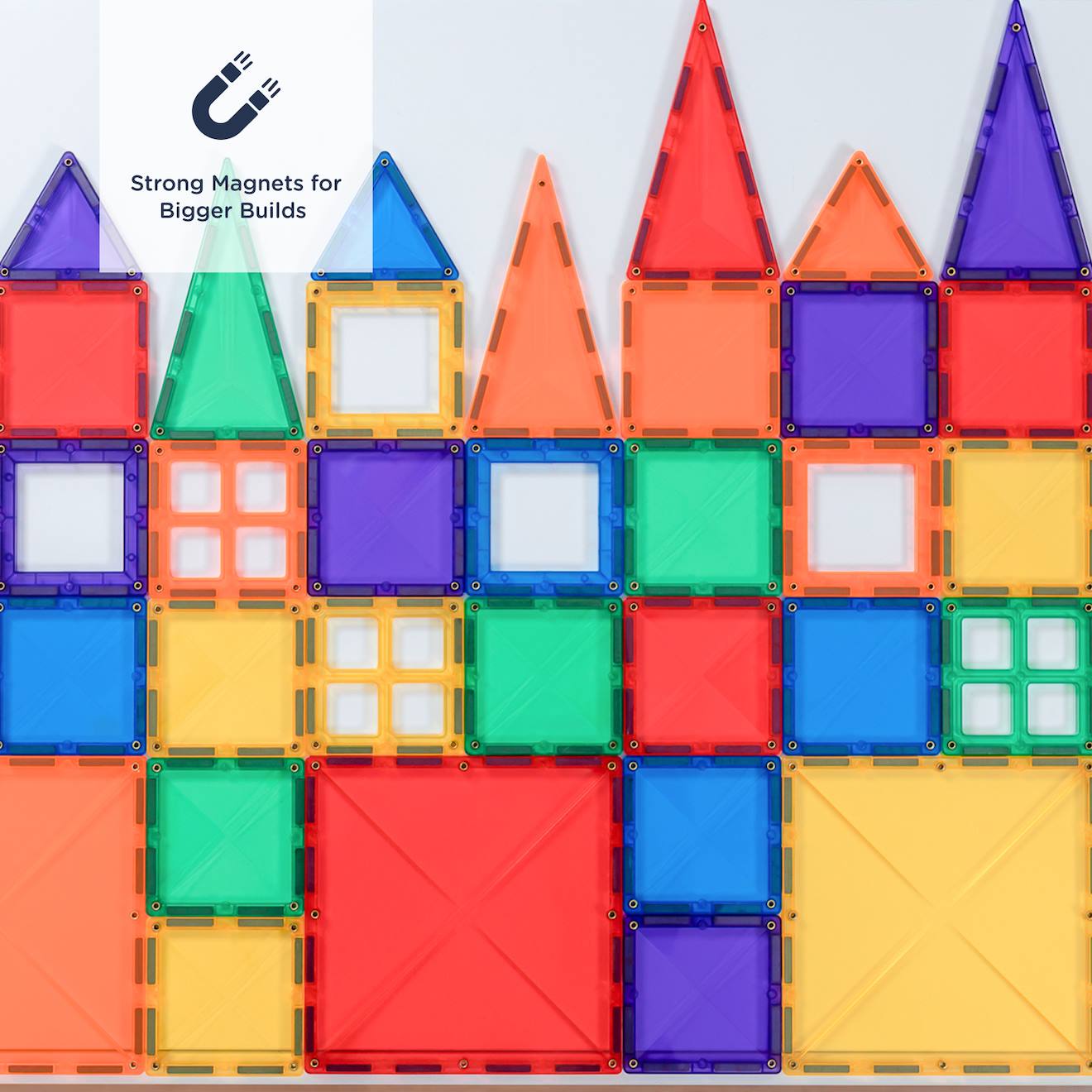 Blocs De Construction Arc-en-ciel En Acrylique – 10 Pièces Transparentes Pour Jeux De Lumière, Empilage Créatif Et Apprentissage Mathématique