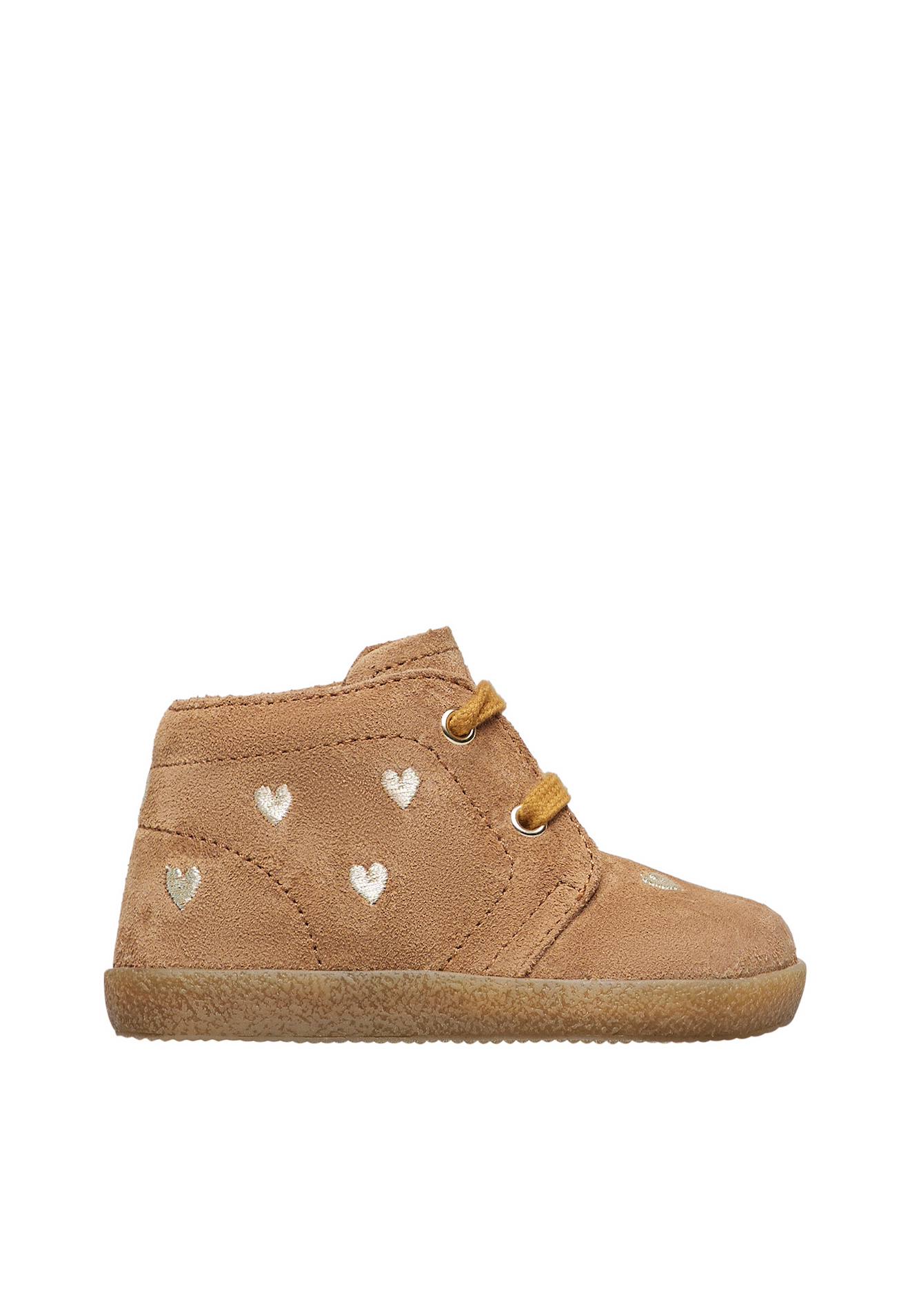 Baskets En Suède Conte Embr.hearts Marron-