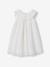 Robe évasée fille tulle brodée blanc 1 - vertbaudet enfant 