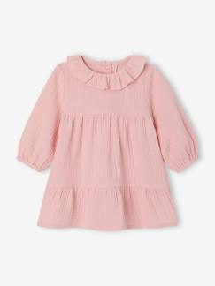 Robe bébé fille en gaze de coton  - vertbaudet enfant