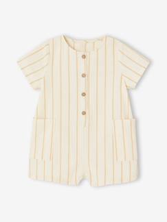 -Combishort bébé garçon rayée