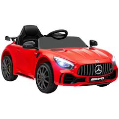 Jouet-Voiture électrique enfant mercedes-benz amg gtr - 12v, 5km/h max. - nombreux effets - télécommande