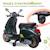 Scooter électrique enfant vespa 6v - musiques, feu av, entrée usb, radio fm - 2 roues auxiliaires Blanc+Rose+Vert 18 - vertbaudet enfant 