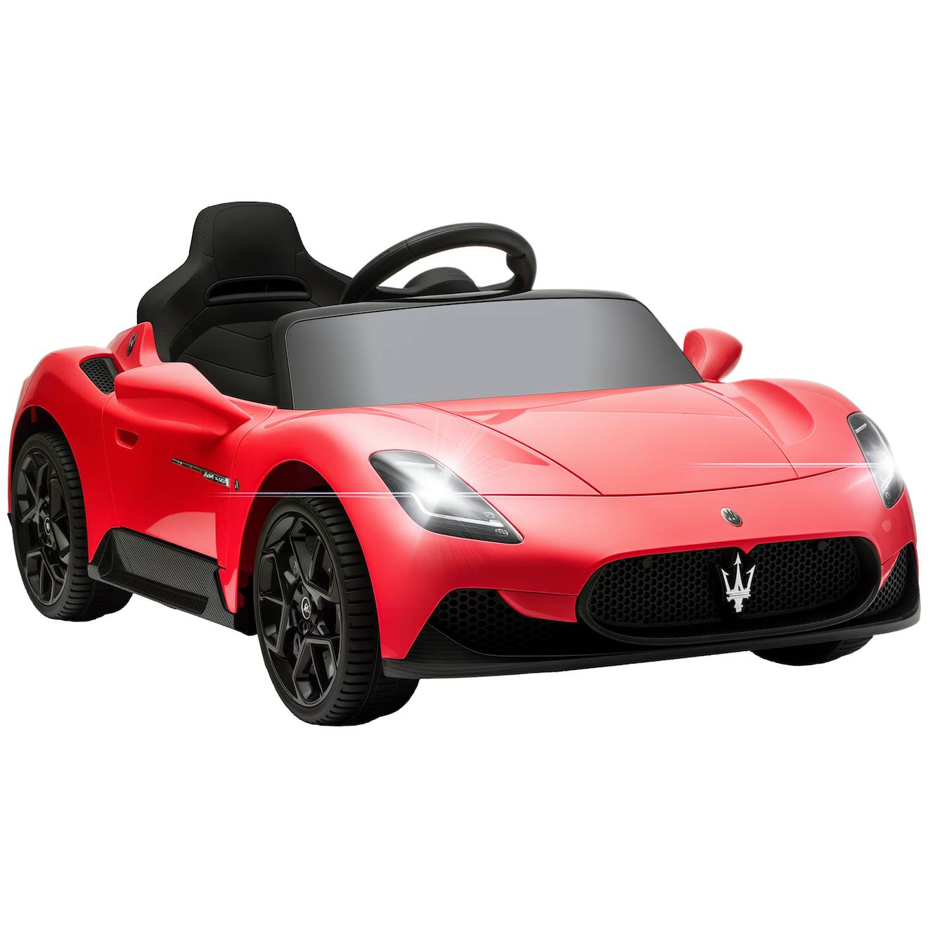 Voiture Électrique Enfant Maserati Mc 20 Cielo 12v 5 Km/h Max. Télécommande Nombreux Effets Rouge