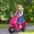 Scooter électrique enfant vespa 6v - musiques, feu av, entrée usb, radio fm - 2 roues auxiliaires Blanc+Rose+Vert 8 - vertbaudet enfant 
