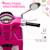 Scooter électrique enfant vespa 6v - musiques, feu av, entrée usb, radio fm - 2 roues auxiliaires Blanc+Rose+Vert 11 - vertbaudet enfant 