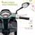 Scooter électrique enfant vespa 6v - musiques, feu av, entrée usb, radio fm - 2 roues auxiliaires Blanc+Rose+Vert 17 - vertbaudet enfant 