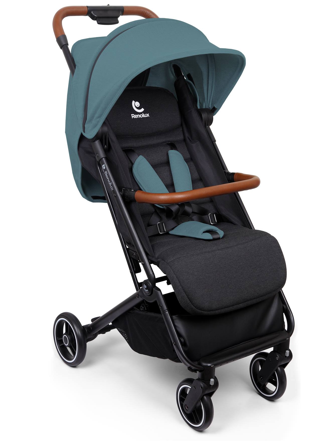 Poussette+Compacte+Design+Et+Legere+Naissance-22+Kg+Pixel+Paon