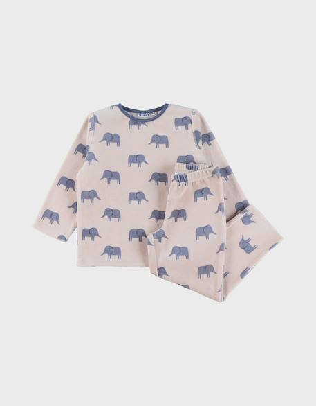 Garçon-Pyjama en velours éléphant