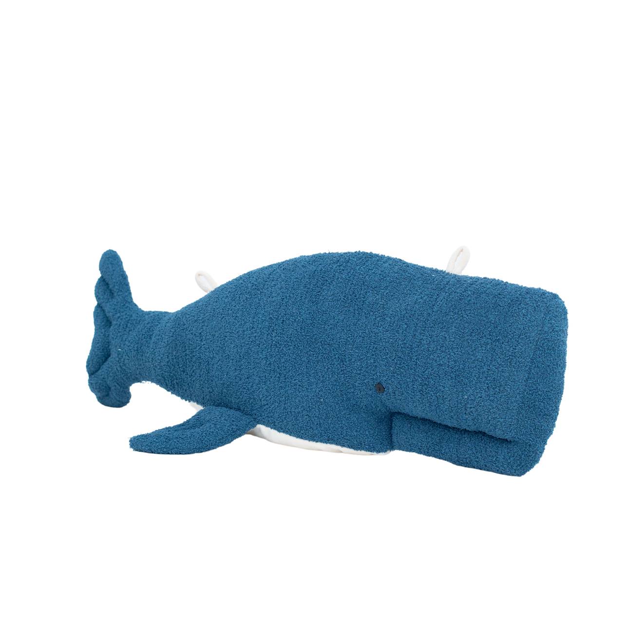 Peluche Béluga En Tissu Doux Dark Blue