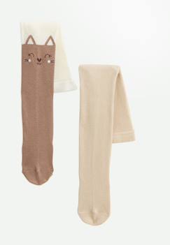 -Lot de 2 paires de collants enfant chincha