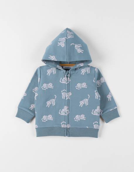 Bébé-Pull, gilet, sweat-Sweat à capuche molleton