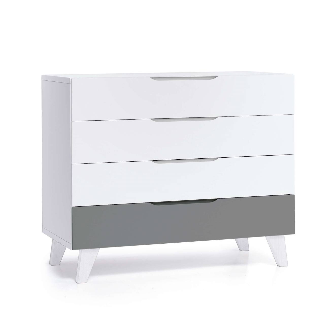 Commode Pour Enfants (4 Tiroirs) Anthracite