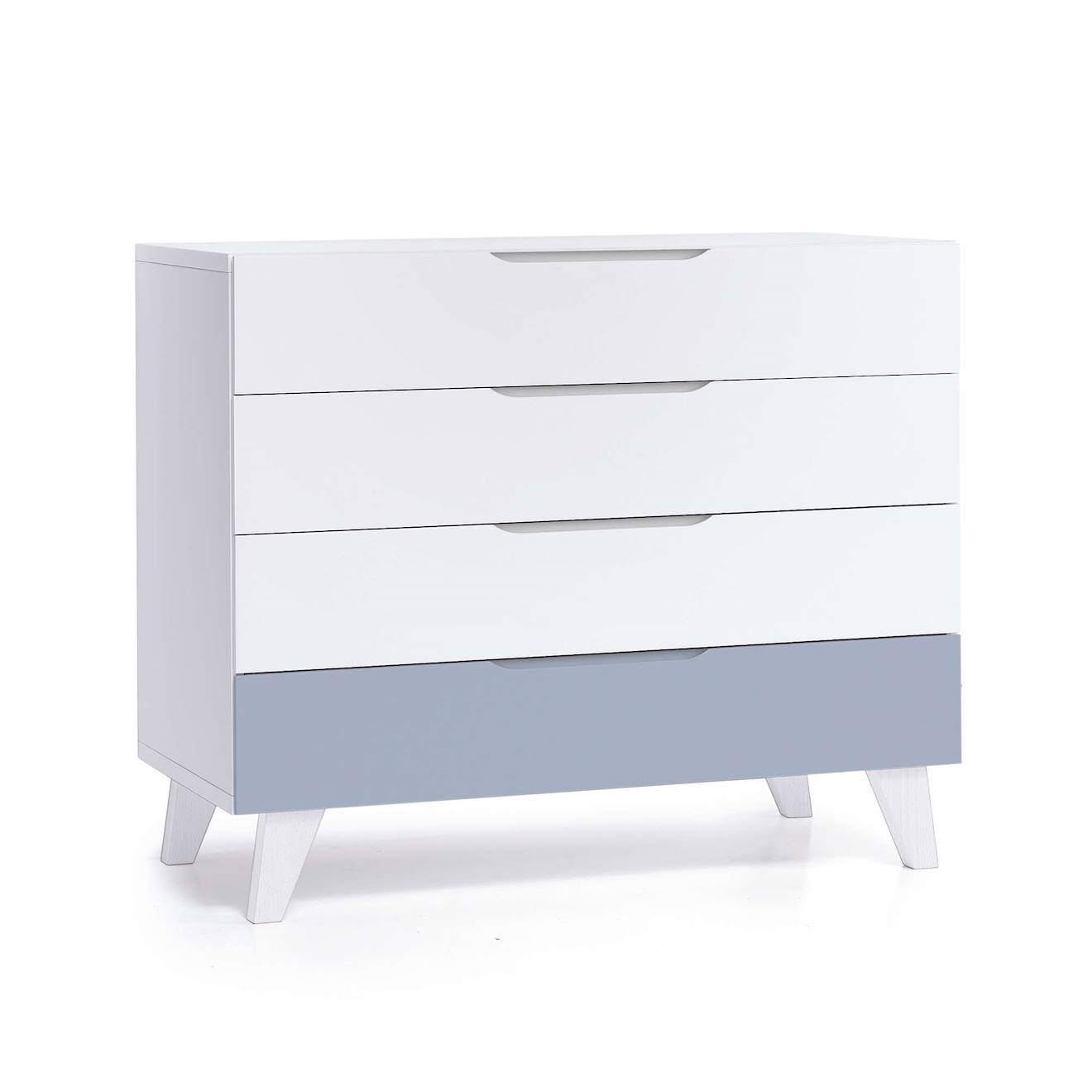 Commode Pour Enfants (4 Tiroirs) Bleu