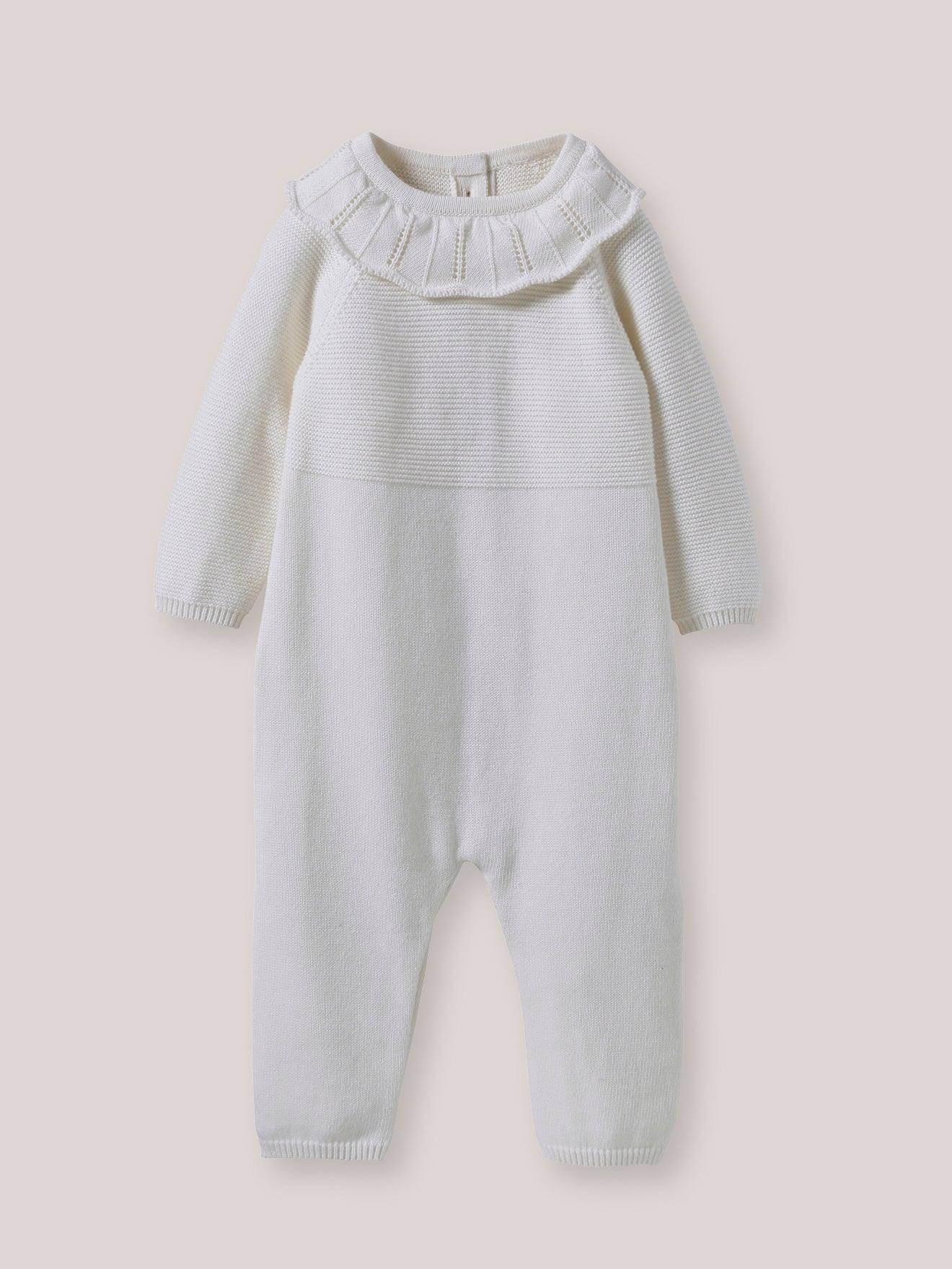 Combinaison Collerette Bb - Coton Biologique Ecru 50 €