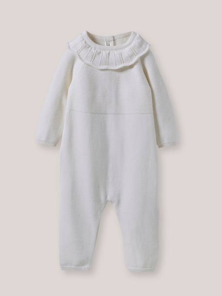Bébé-Salopette, combinaison-Combinaison à collerette bébé - coton biologique