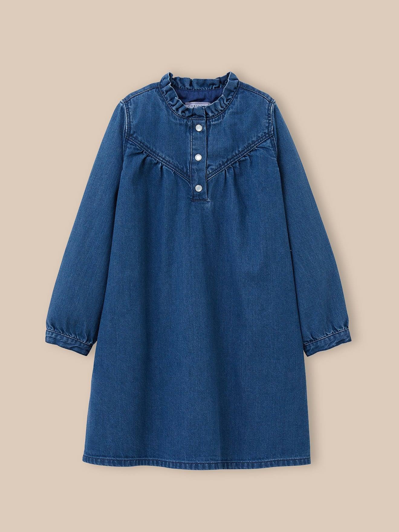 Robe En Denim Fille Denim Stone