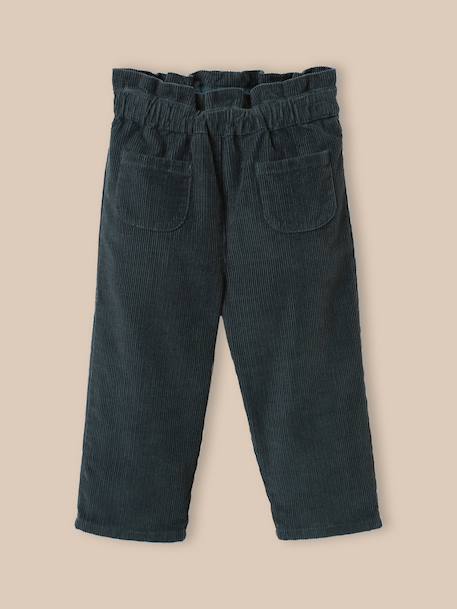 Bébé-Pantalon paperbag bébé en velours
