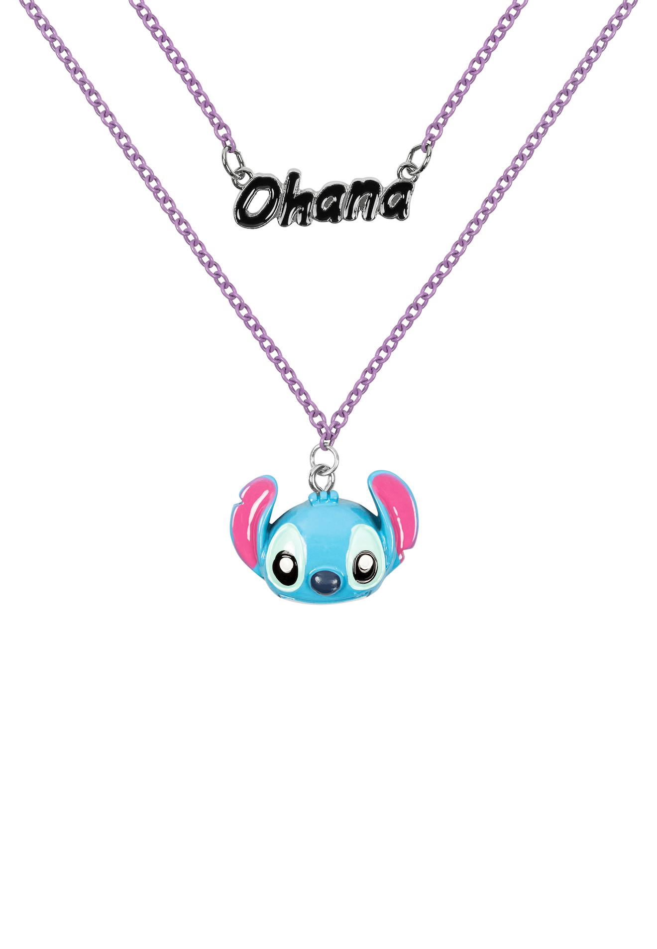 Collier Disney Lilo & Stitch Ohana Stitch Double Layered Multicolor