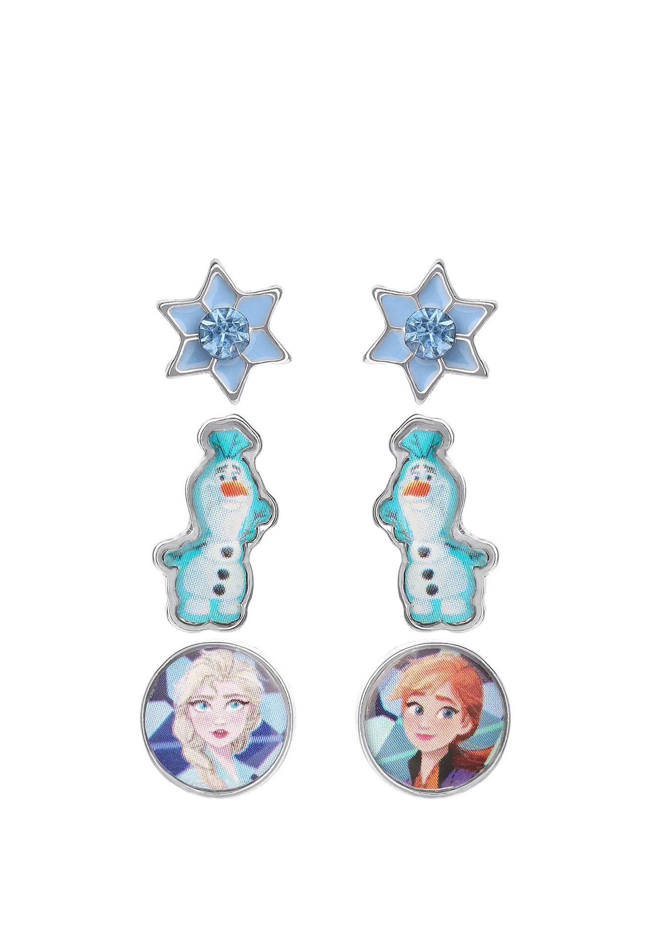 Disney Frozen Ii Trio De Boucles D'oreilles Multicolor