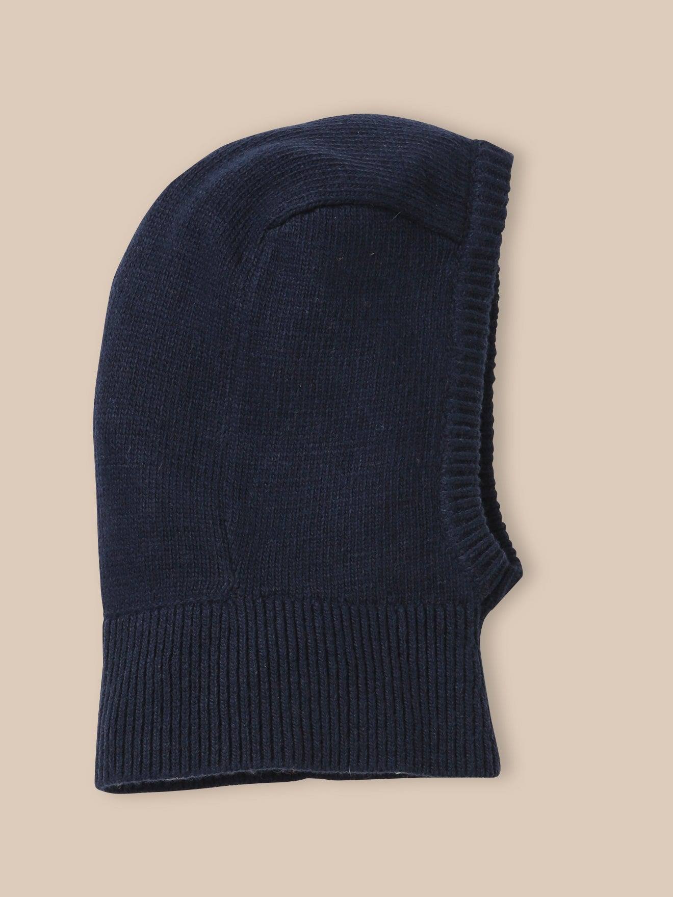 Cagoule Laine Bébé Marine