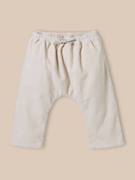 Bébé-Pantalon sarouel en velours bébé
