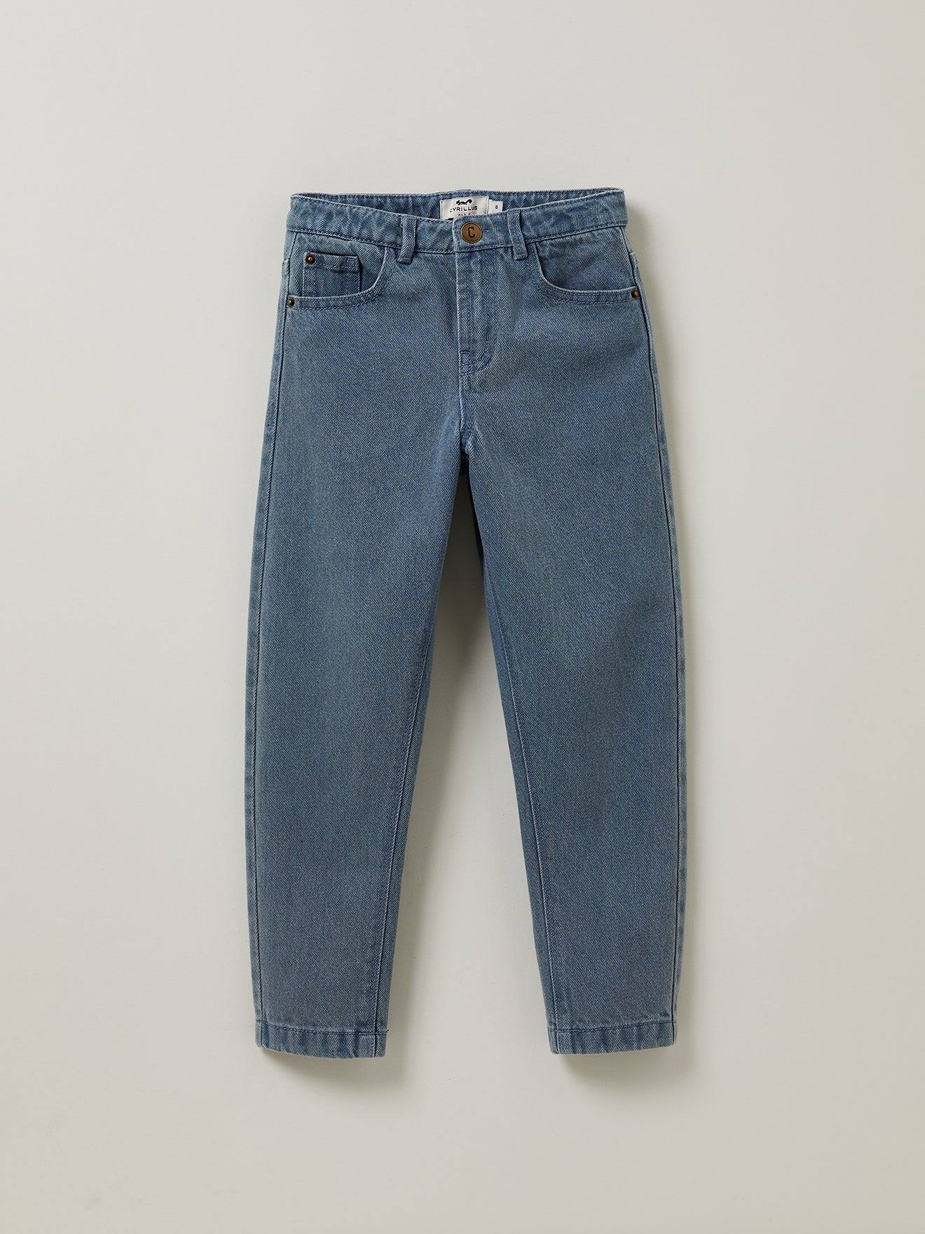 Jean Relax Garçon Denim Bleu